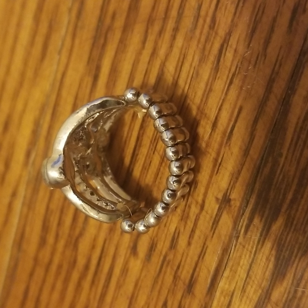 Adjustable Rhinestone Ring - Picture 2 of 2